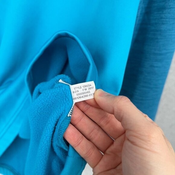 Under Armour Mens Fleece Lined 1/4 Zip Pullover Size S Blue Loose Fit Coldgear - Picture 7 of 11